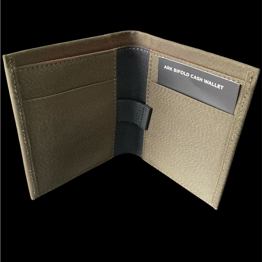 Olive Ark Bifold Cash Wallet from Alpaka Gear